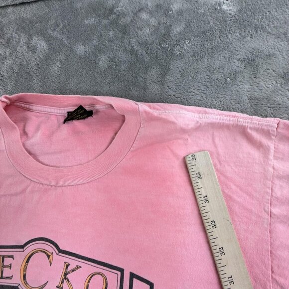 Vintage Gecko Hawaii Surf Club Shirt Men XL Pink Graphic Tee 80s Made in USA Y2K - Picture 8 of 16